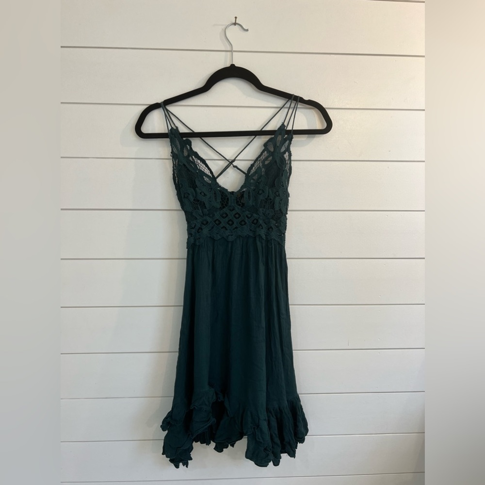 Free People Size XS Emerald Dress